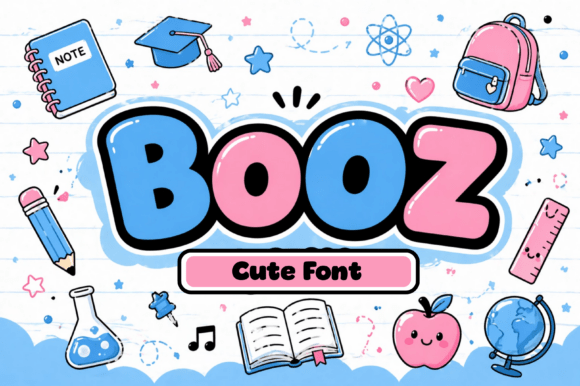 Booz Font Review: A Playful Display Typeface