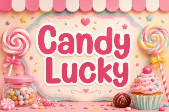 Candy Lucky: A Sweetened Display Font for Editors