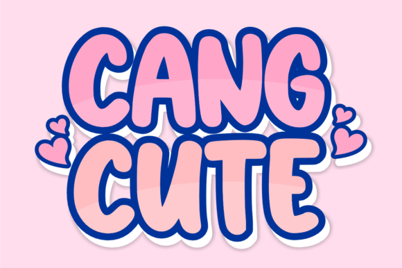 Cang Cute Display Font for Social Campaigns