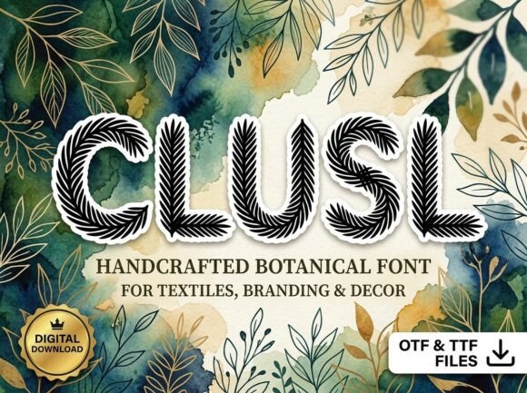 Clusl Typeface for Bold Brand Identity