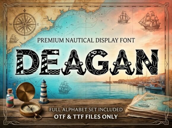 Deagan: A Monumental Display Typeface for Makers