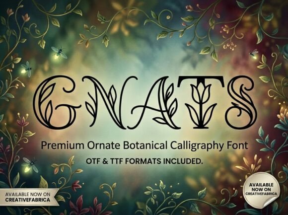 Gnats: A Display Typeface for Bold Branding