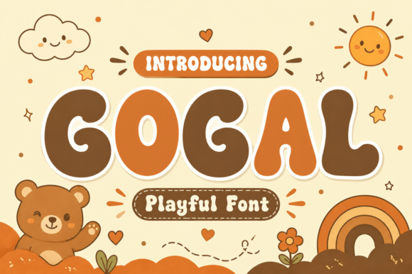 Gogal: The Bold Retro Display Typeface for 70s Vibes