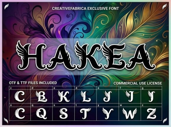 Hakea: A Majestic Display Font for Royal Branding