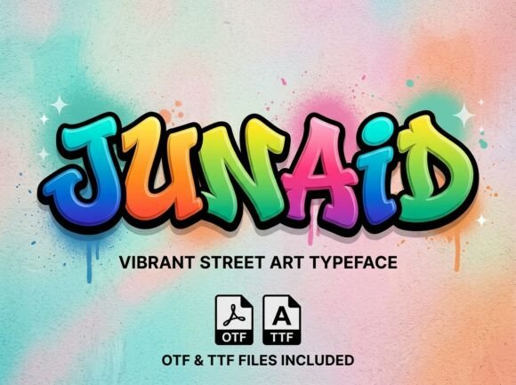 Junaid: The Ultimate Graffiti Display Font