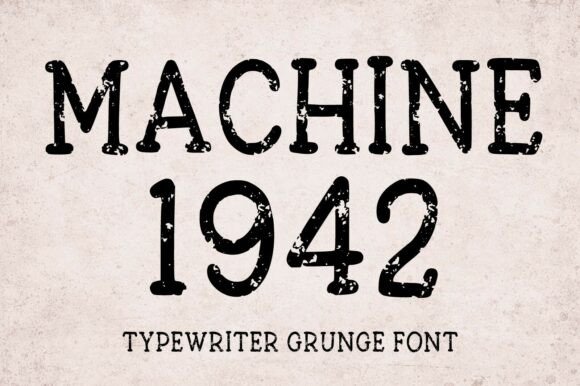 Machine 1942: A Vintage Typewriter Font for Bold Branding