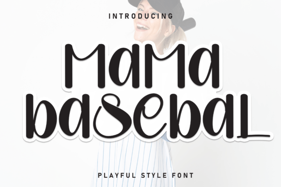 Mama Basebal Typeface for Editorial Design