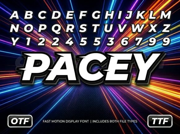 Pacey: A High-Speed Display Font for Modern Web Design