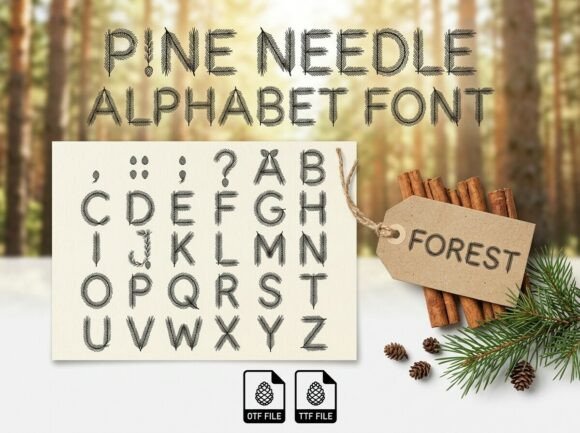 Pine Needle Font: Elevate Your Brand Identity