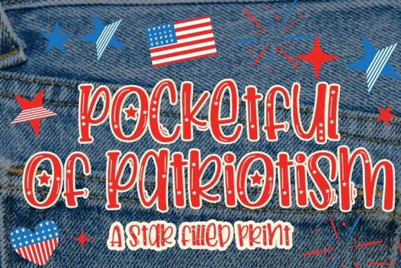Pocketful of Patriotism Display Font for Business Branding