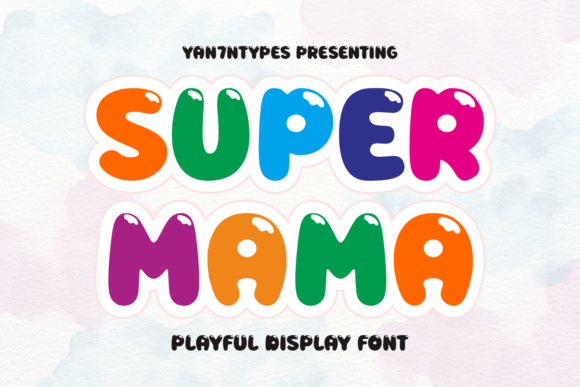 Super Mama Typeface for Bold Editorial Design